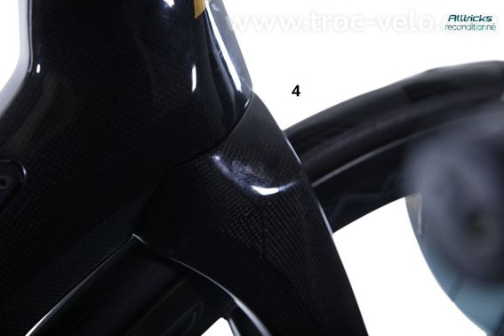 Velo De Route Cipollini Nk1k Db Campagnolo Super Record Eps 12v 700 Mm Carbon Noir Or 2021 Produit Reconditionne Bon Etat - 7
