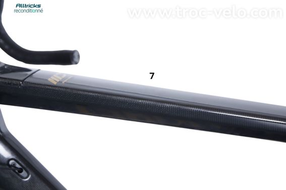 Velo De Route Cipollini Nk1k Db Campagnolo Super Record Eps 12v 700 Mm Carbon Noir Or 2021 Produit Reconditionne Bon Etat - 10