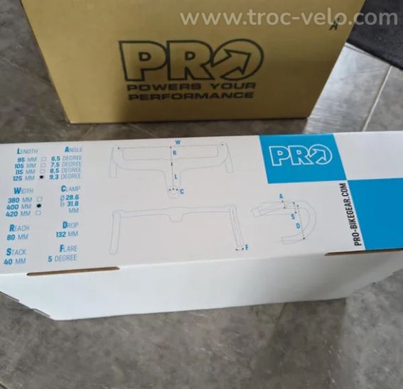 Cintre PRO Vibe Evo intégré monobloc Carbone Av. Entr. - 4