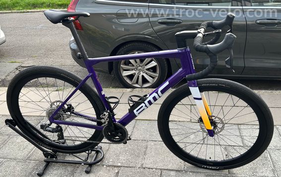 Vente vélo Gravel BMC  KAIUS 01 Three prp white ora  - 4