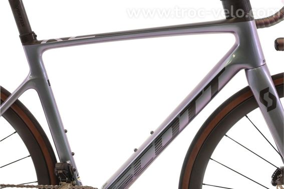 Produit Reconditionne Scott Addict Rc 15 Di2 12v Gris Velo De Route Tres Bon Etat - 2