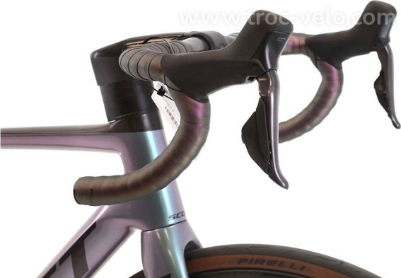 Produit Reconditionne Scott Addict Rc 15 Di2 12v Gris Velo De Route Tres Bon Etat - 6