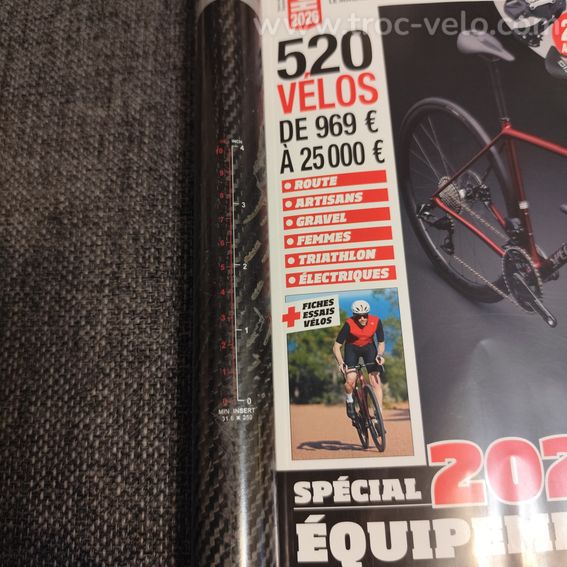 COLNAGO TIGE DE SELLE CARBONE 31,6 350 mm TOP - 2