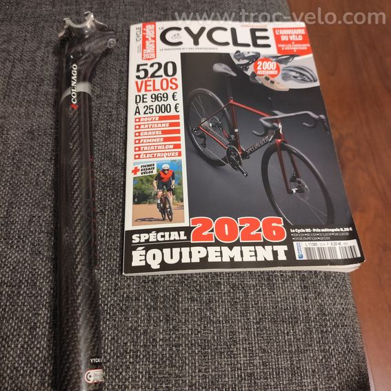 COLNAGO TIGE DE SELLE CARBONE 31,6 350 mm TOP - 3
