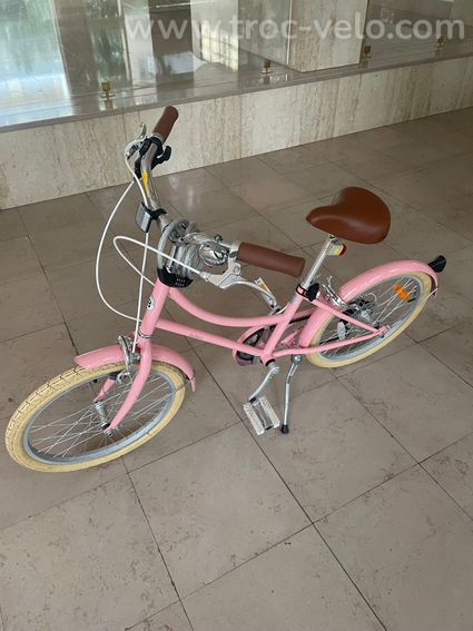 Vélo enfant Bobbin Gingersnap 20" — rose