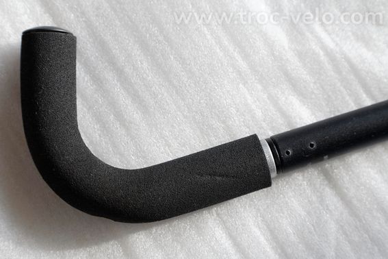 Cintre / Guidon ERGOTEC Humpert Alu 580mm Ø25.4 / 12º noir - 2