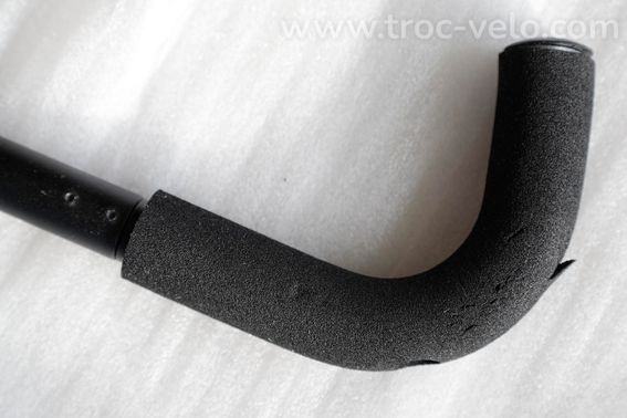 Cintre / Guidon ERGOTEC Humpert Alu 580mm Ø25.4 / 12º noir - 3