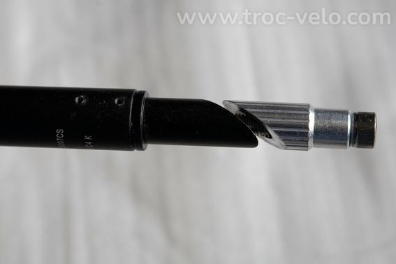Cintre / Guidon ERGOTEC Humpert Alu 580mm Ø25.4 / 12º noir - 5