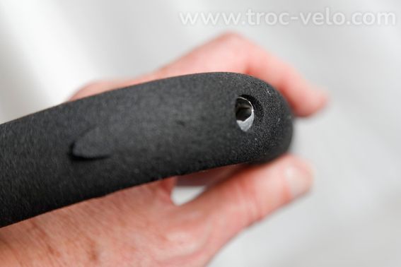 Cintre / Guidon ERGOTEC Humpert Alu 580mm Ø25.4 / 12º noir - 6