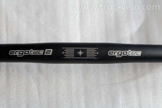 Cintre / Guidon ERGOTEC Humpert Alu 580mm Ø25.4 / 12º noir - 7