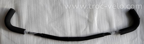 Cintre / Guidon ERGOTEC Humpert Alu 580mm Ø25.4 / 12º noir - 9