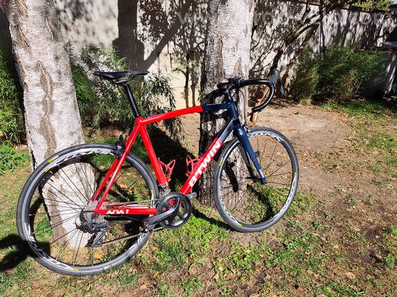 Velo de course decathlon btwin taille L - 3