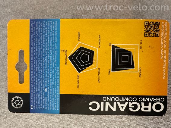Plaquettes de freins VTT Shimano Tektro - 2