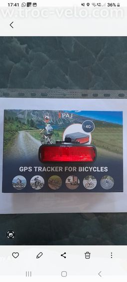 Feu arrière de vélo GPS Tracker 4G - 3