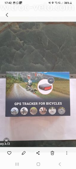 Feu arrière de vélo GPS Tracker 4G - 4
