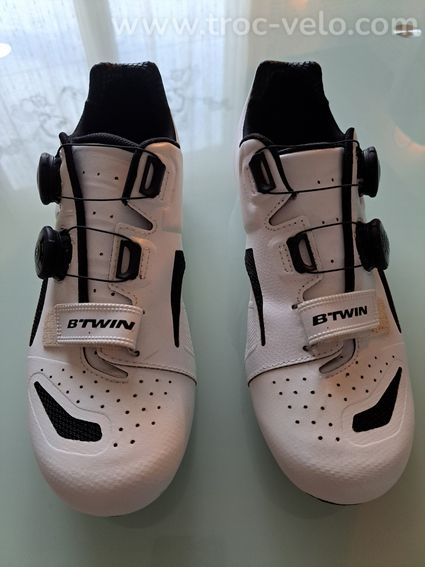 Chaussures BTWIN Race à semelles carbone et serrage Boa - 3