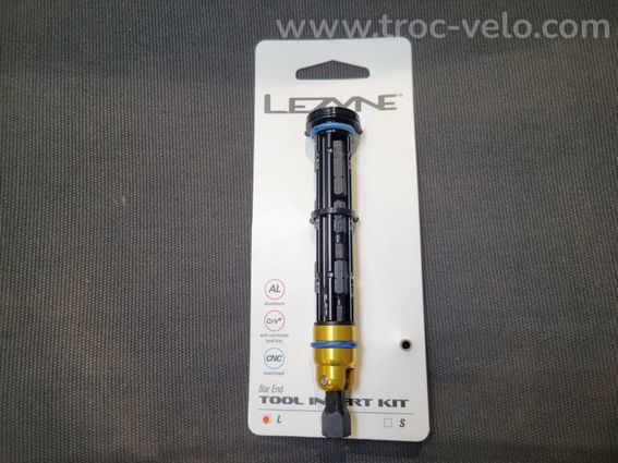 Insert guidon vélo avec embouts Lezyne