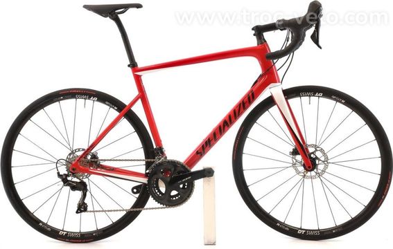 Produit Reconditionne Specialized Tarmac Disc Sport Rouge Velo De Route Tres Bon Etat