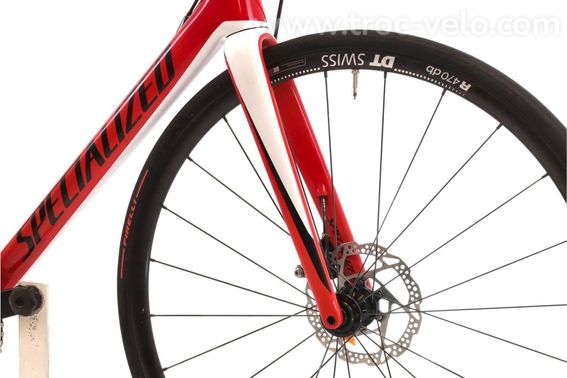 Produit Reconditionne Specialized Tarmac Disc Sport Rouge Velo De Route Tres Bon Etat - 5