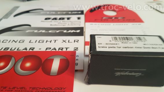ROUES carboneFULCRUM RACING LIGHT XLR BOYAUX - 3