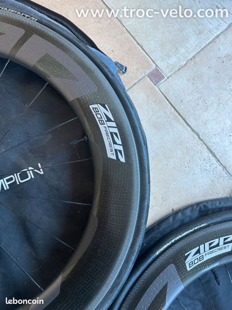 Paire de Roues zipp 808 tubeless shimano - 9