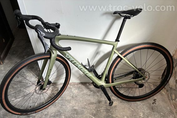 Vélo Specialized Shimano GRX Carbone vert kaki L - 6