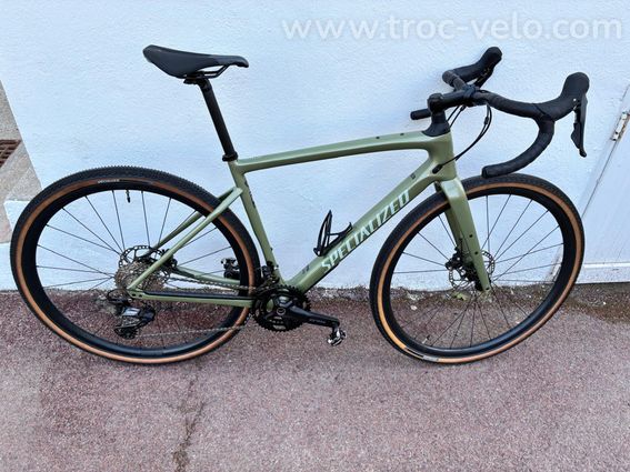 Vélo Specialized Shimano GRX Carbone vert kaki L - 9