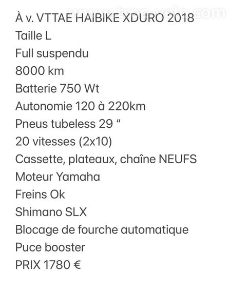VTTAE HAIBIKE - 2