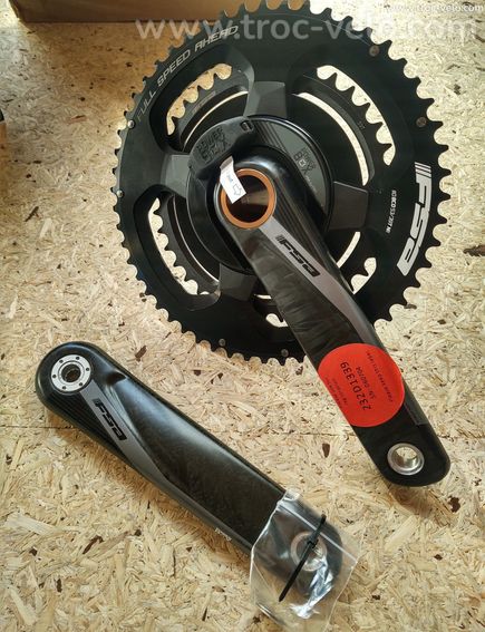 Pédalier FSA Powerbox carbon 175mm 53/39 Neuf!!! - 2