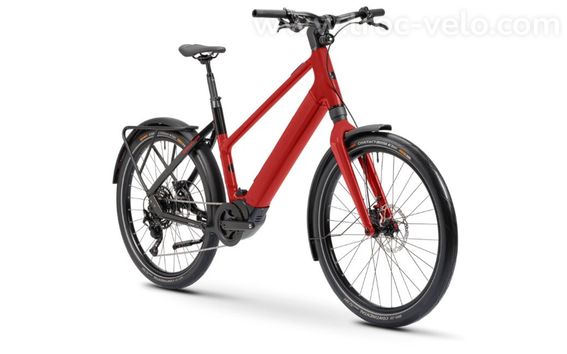 VTC électrique WINORA iRide Pure X10 Rouge 400 Wh Rouge – Taille L – 2024 - 2