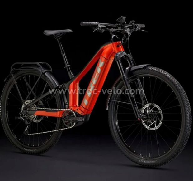 VTT Électrique TREK Powerfly FS 4 Gén. 3  TOUT EQUIPÉ NEUF à 3800 euros (neuf 5300 EUR - 1500 EUR) cadre Mixte 27.5'' XS  Rouge Lave / Noir  - 1