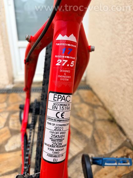 Vtt électrique e-vision 27,5" – bafang – rockshox - 3