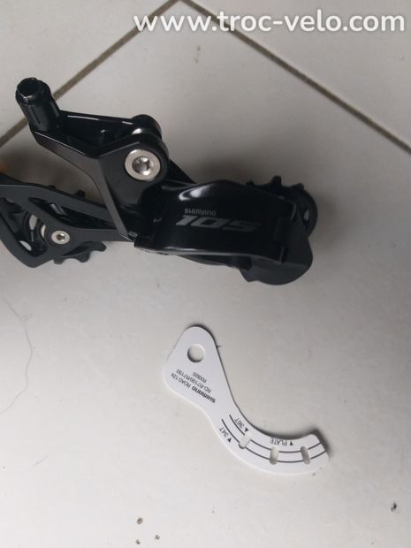 DERAILLEUR ARRIERE SHIMANO 105 12V RD-7100 NEUF MECANIQUE - 1