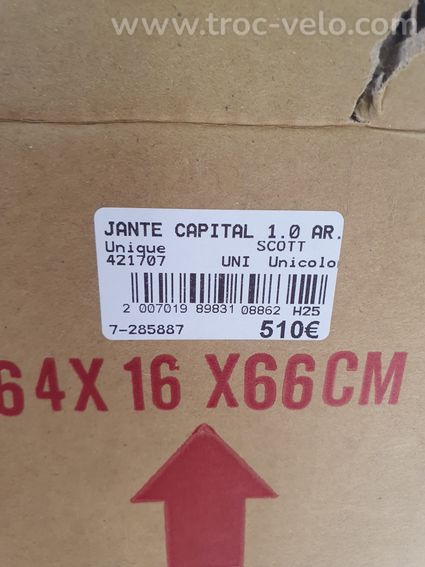 Roue jante synchros capital 1.0 - 7