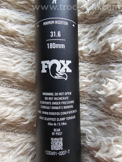 Tube de selle télescopique neuve Fox Kashima - 3