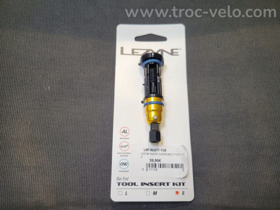 Insert guidon vélo avec embouts Lezyne