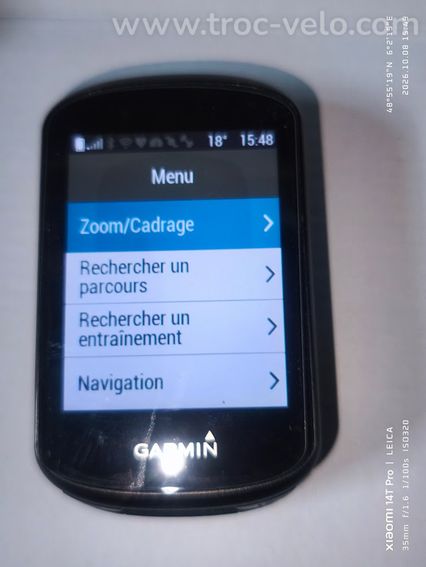Garmin Edge 530 + Capteurs vitesse/cadence + Ceinture cardio + Support déporté + Boîte - 3