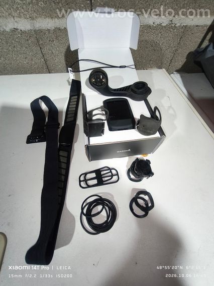 Garmin Edge 530 + Capteurs vitesse/cadence + Ceinture cardio + Support déporté + Boîte - 5