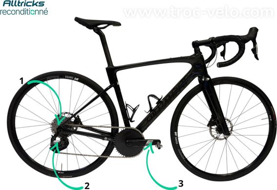 Velo Route Specialized Roubaix Sram Apex 12v 700 T 54 170 175cm   Produit Reconditionne - 4