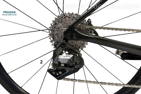 Velo Route Specialized Roubaix Sram Apex 12v 700 T 54 170 175cm   Produit Reconditionne - 6