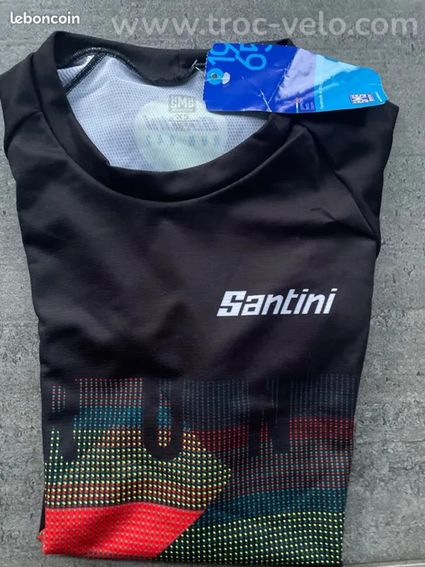 Maillot Santini Run homme manches courtes taille XS neuf - 3