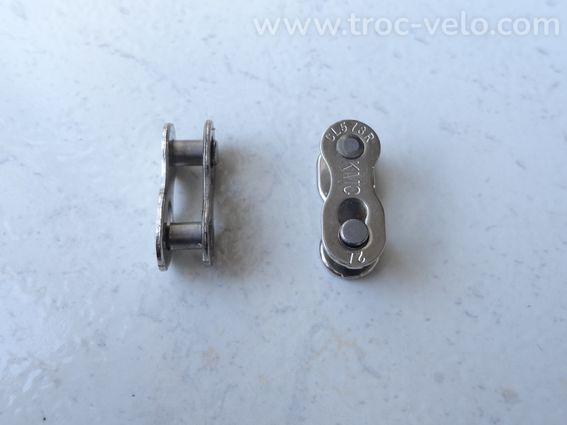 Attaches maillons rapides chaînes KMC 6/7/8V neuves (x2 attaches) - 2