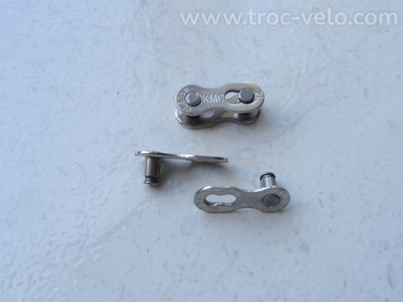 Attaches maillons rapides chaînes KMC 6/7/8V neuves (x2 attaches) - 5