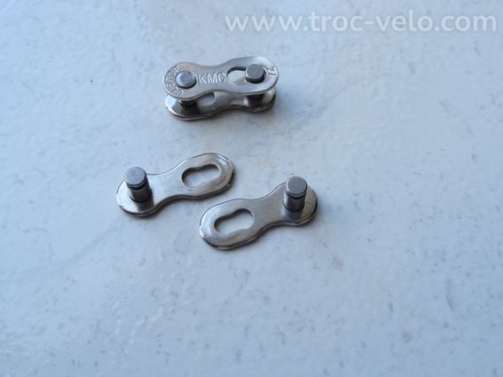 Attaches maillons rapides chaînes KMC 6/7/8V neuves (x2 attaches) - 6