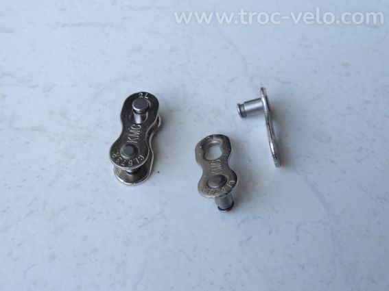 Attaches maillons rapides chaînes KMC 6/7/8V neuves (x2 attaches) - 9