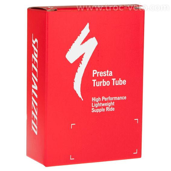 Chambres à Air SPECIALIZED Turbo Light - Talc Valve Presta.
