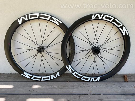 Roues Carbone Scom Ultra Disk Rayon Carbone Roulements Céramiques - 2