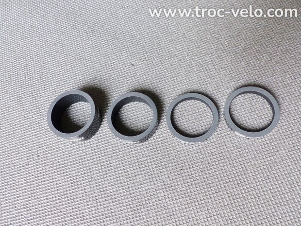 Entretoises de direction SRAM Carbone 1”1/8 5/10/15mm Spacers - 5