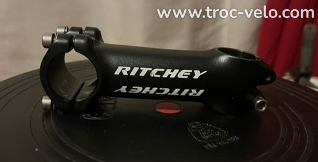 Potence 110mm 1"1/8 en aluminium noir Ritchey en tbé - 1