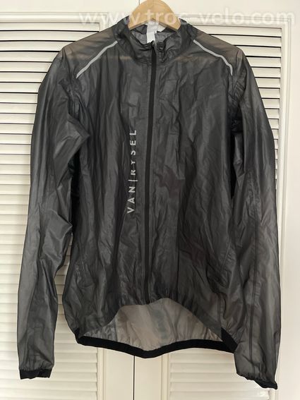 Coupe vent Van Rysel, veste de pluie Homme RCR Ultralight noir - 2